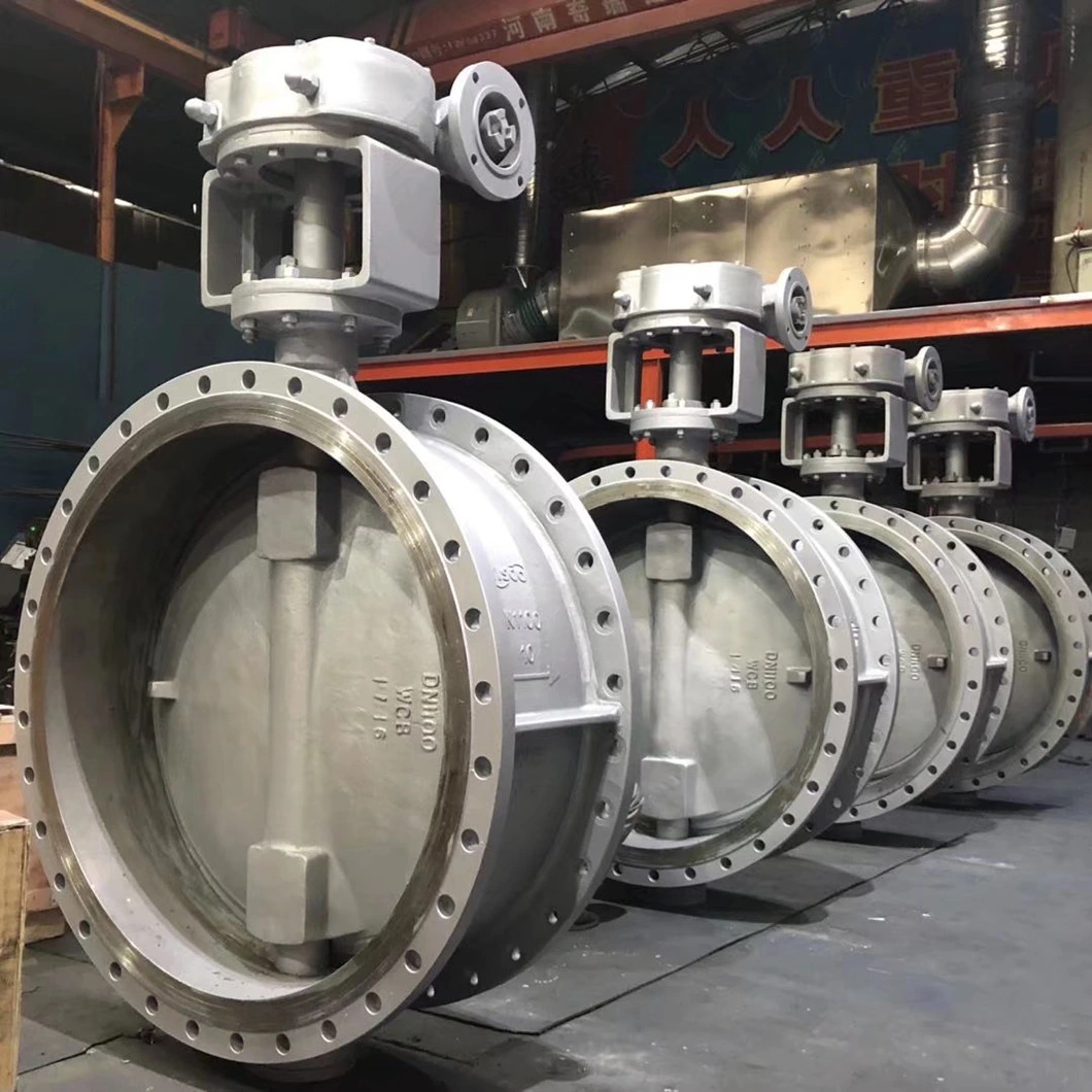 ANSI Metal Sealed Flange RF Triple Offset Butterfly Valve