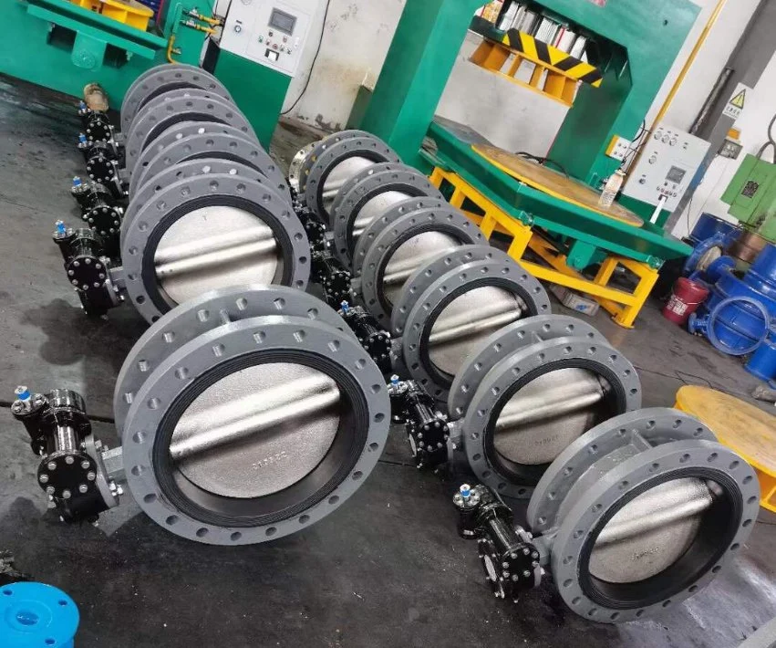 Triple Offset Ss 304 12 Inch Flanged Type Butterfly Valve