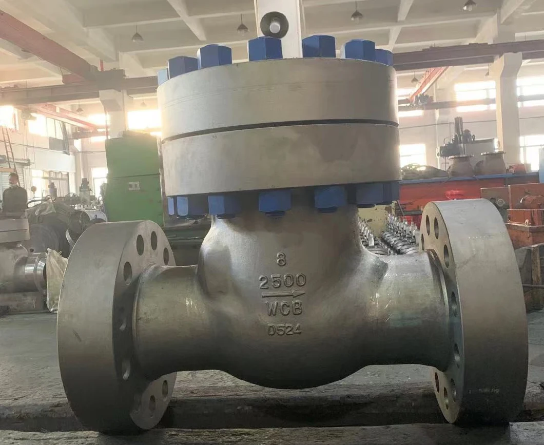 OEM 900lb-2500lb Butt Weld Cast Steel Flanged End Pressure Seal Swing Check Valve