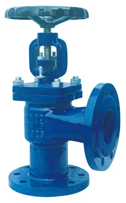 DIN3202-F32 Fonte Angle Globe Valve Brided End